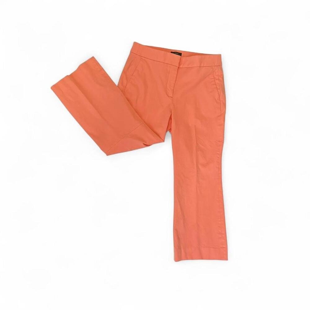 Jcrew hayden coral cropped trousers